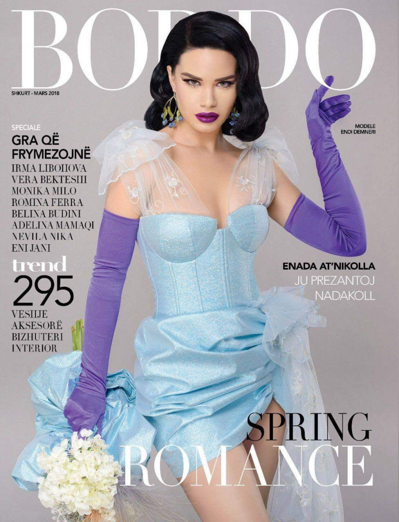 Endi Demneri featured on the Bordo cover from February 2018