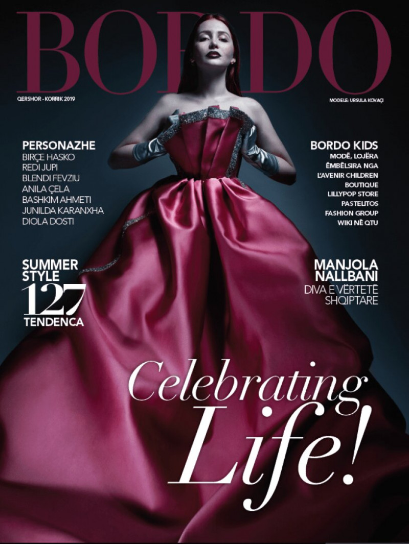 Ursula Kovaci featured on the Bordo cover from June 2019