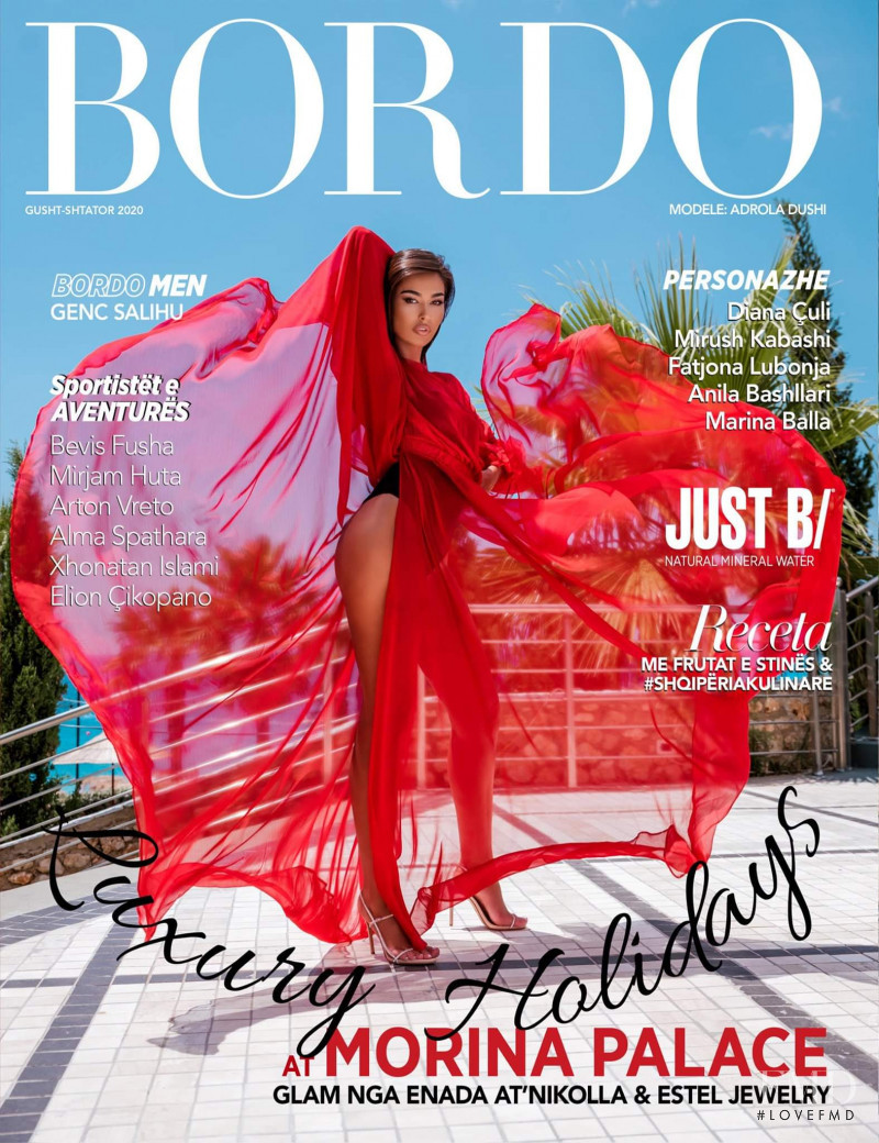 Adrola Dushi featured on the Bordo cover from August 2020