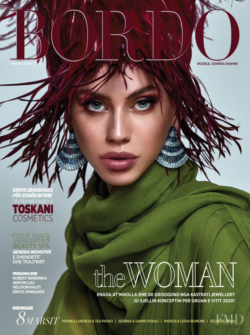 Jasmina Shahini featured on the Bordo cover from February 2020