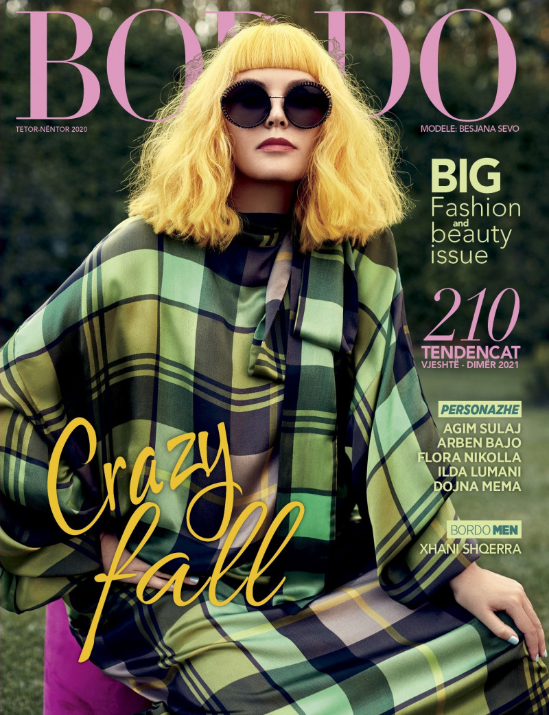 Besjana Sevo featured on the Bordo cover from October 2020