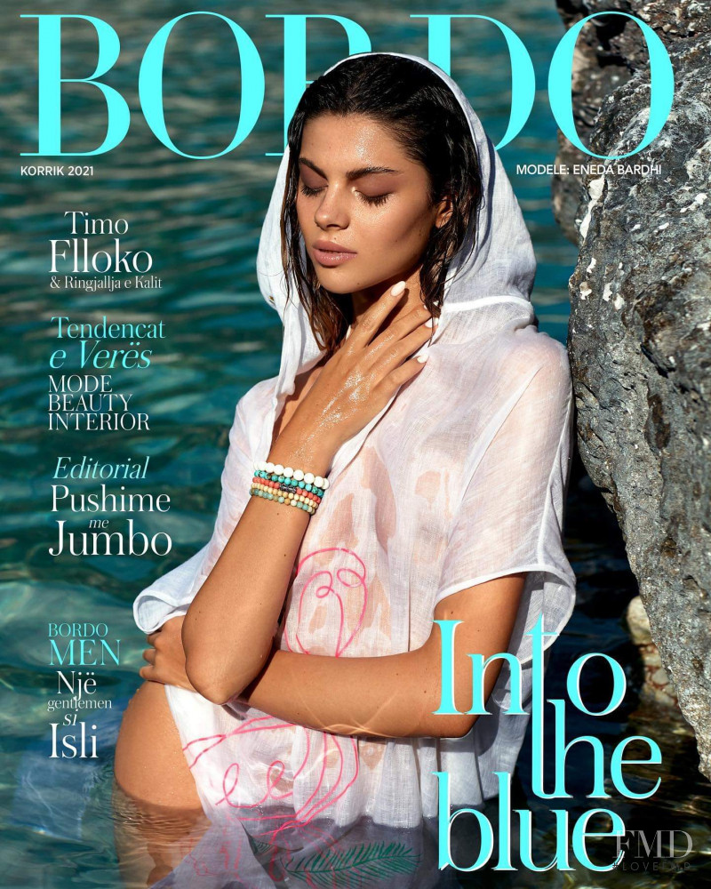 Eneda Bardhi featured on the Bordo cover from July 2021