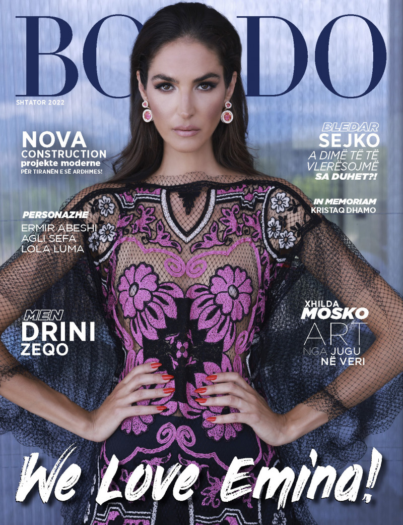 Emina Cunmulaj featured on the Bordo cover from September 2022