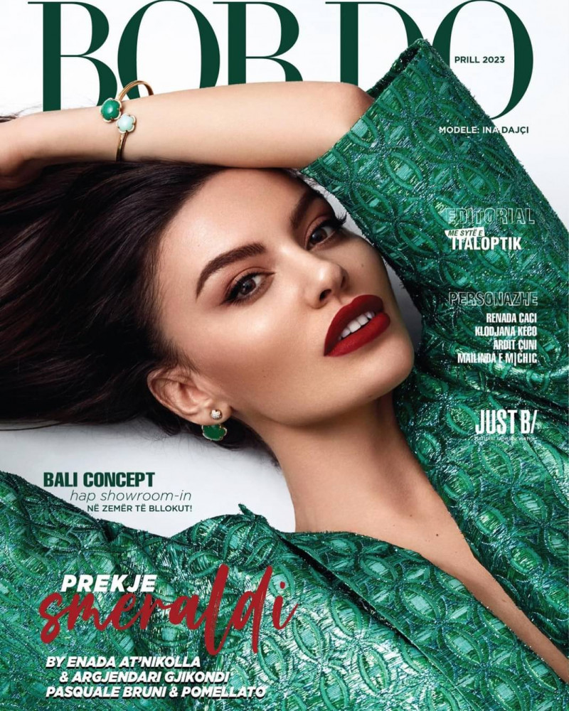 Ina Dajci featured on the Bordo cover from April 2023