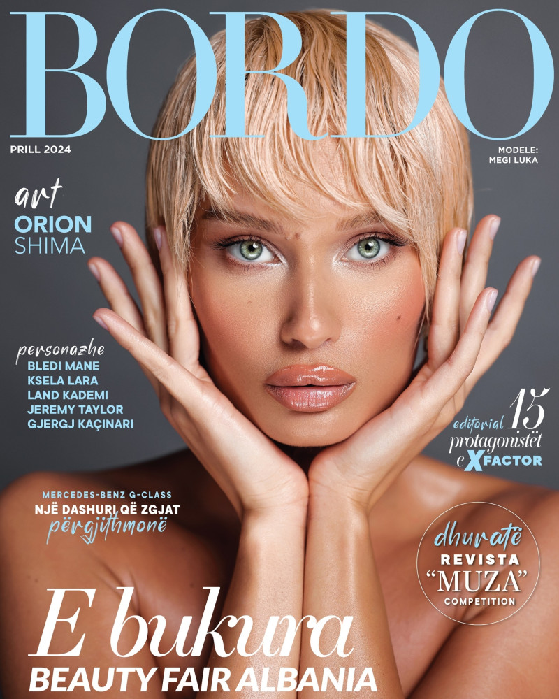 Megi Luka featured on the Bordo cover from April 2024