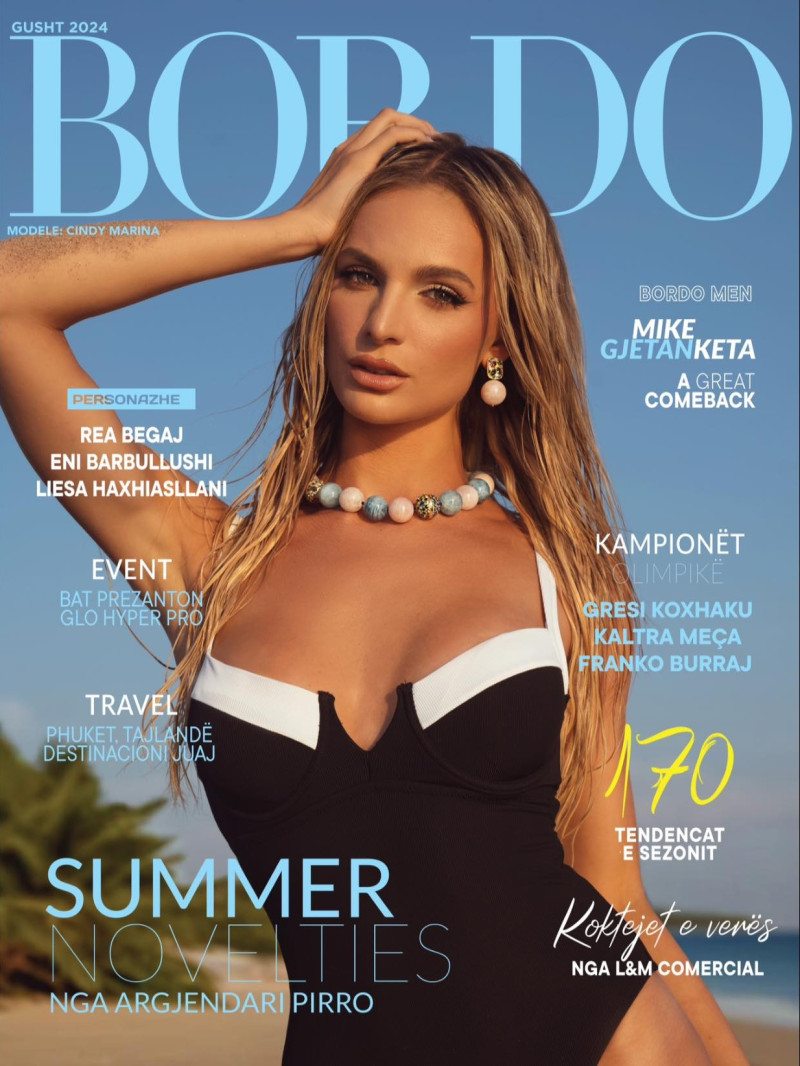 Cindy Marina featured on the Bordo cover from August 2024