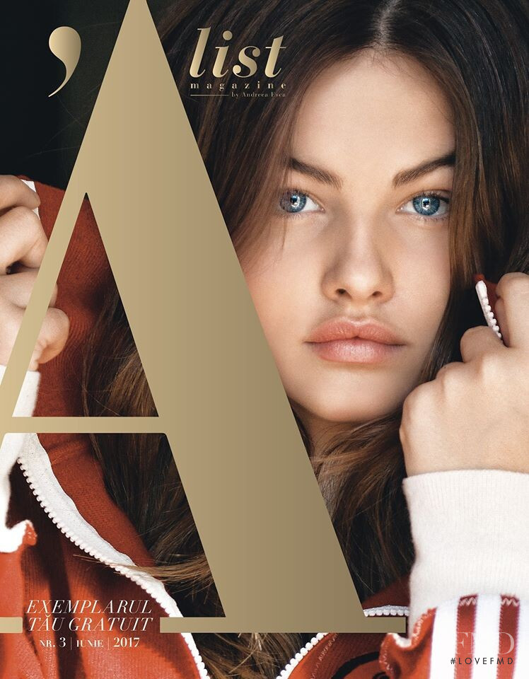 Thylane Blondeau featured on the A List cover from June 2017