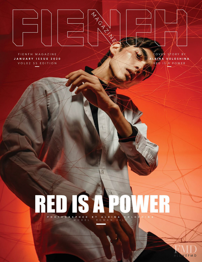 Roman Kile featured on the Fienfh Magazine cover from January 2020