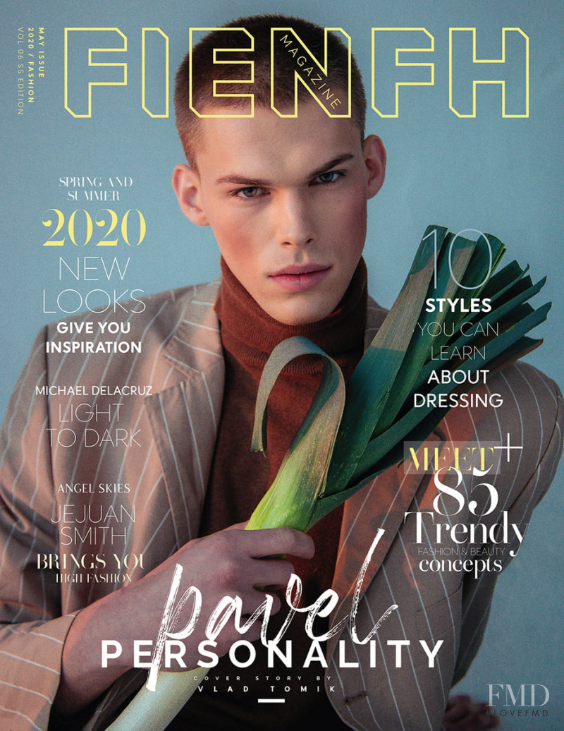 Pavel Pereverten featured on the Fienfh Magazine cover from May 2020