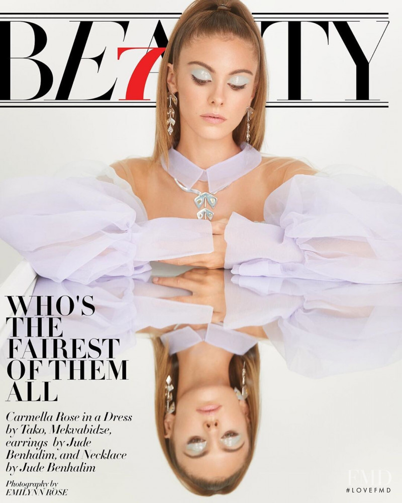 Carmella Rose featured on the 7Hues Beauty cover from October 2020