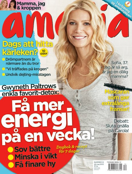 Gwyneth Paltrow featured on the Amelia cover from May 2012