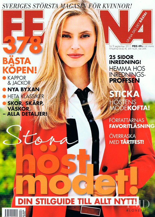  featured on the Femina Denmark cover from September 2011
