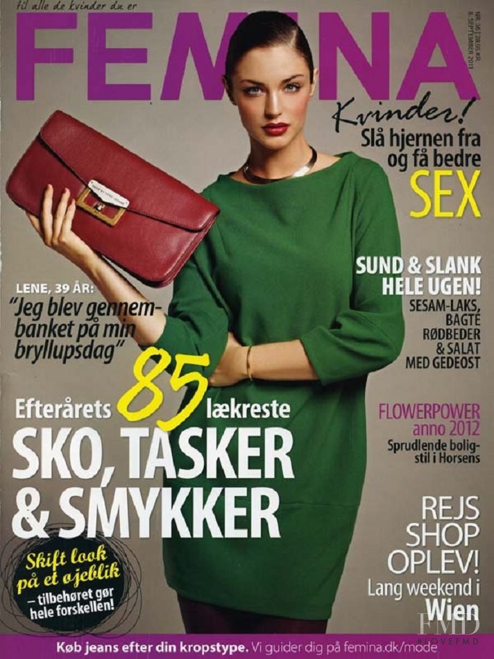 Violet Budd featured on the Femina Denmark cover from September 2011