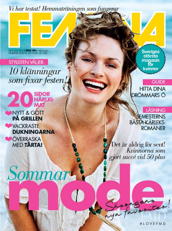  featured on the Femina Denmark cover from June 2012