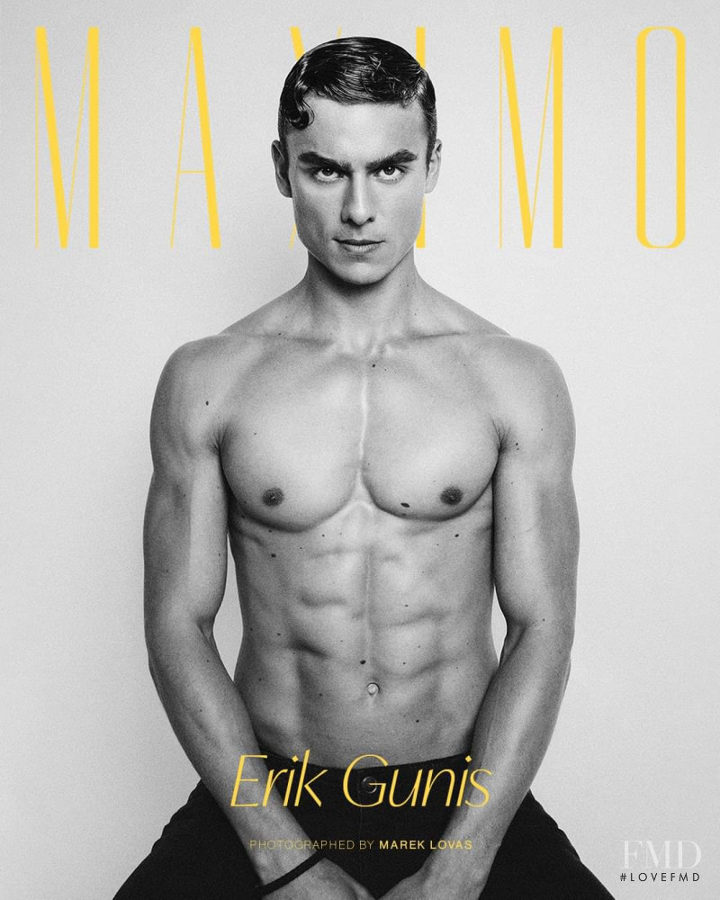 Erik Gunis featured on the Maximo cover from October 2020