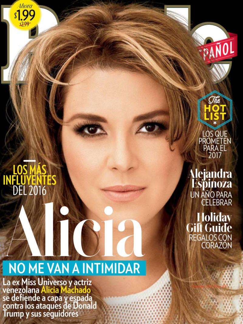 Alicia Machado featured on the People en Español cover from December 2016