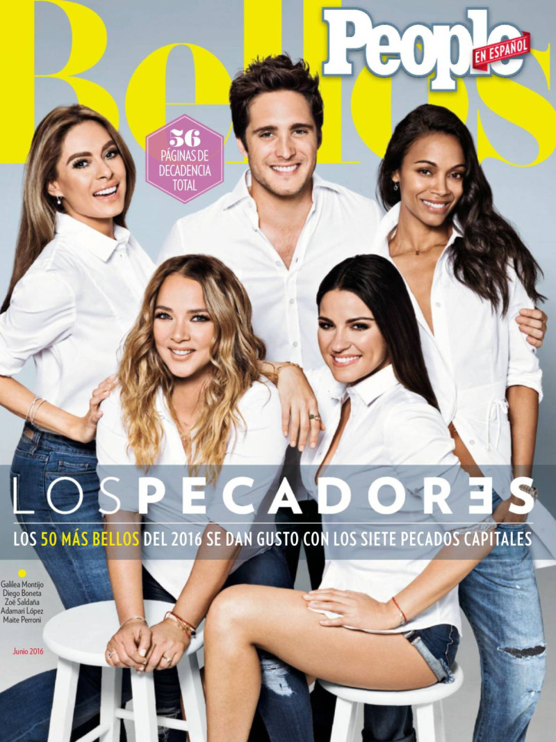 Galilea Montijo, Diego Boneta, Adamari López, Maite Perroni featured on the People en Español cover from June 2016