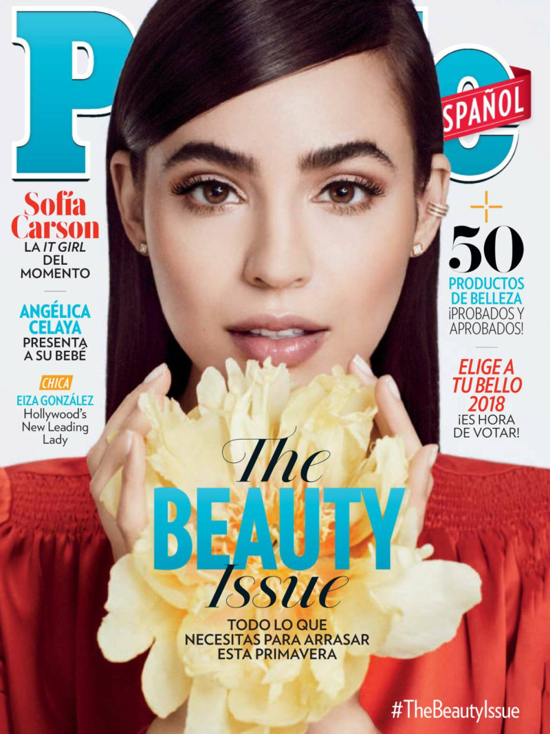 Sofia Carson featured on the People en Español cover from March 2018