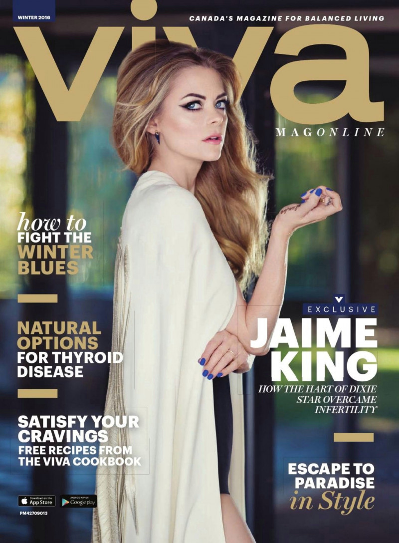 James Jaime King featured on the Viva Canada cover from December 2016