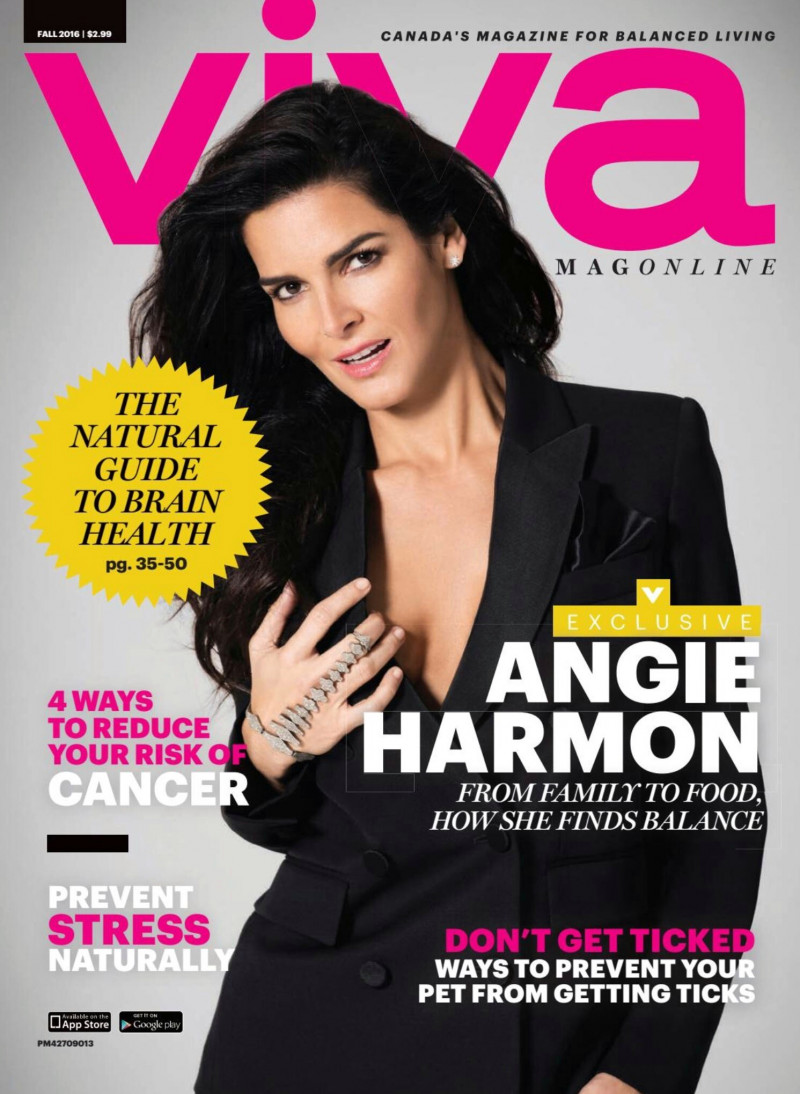 Angie Harmon featured on the Viva Canada cover from September 2016
