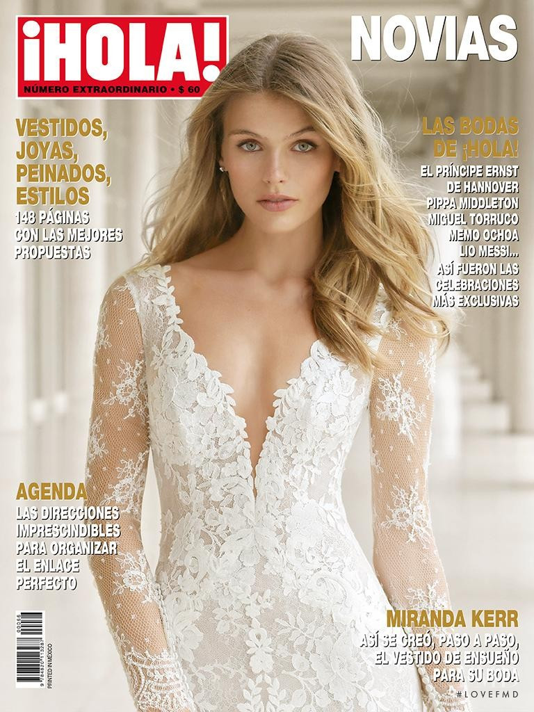 Madison Headrick featured on the Hola! Novias Mexico cover from November 2017