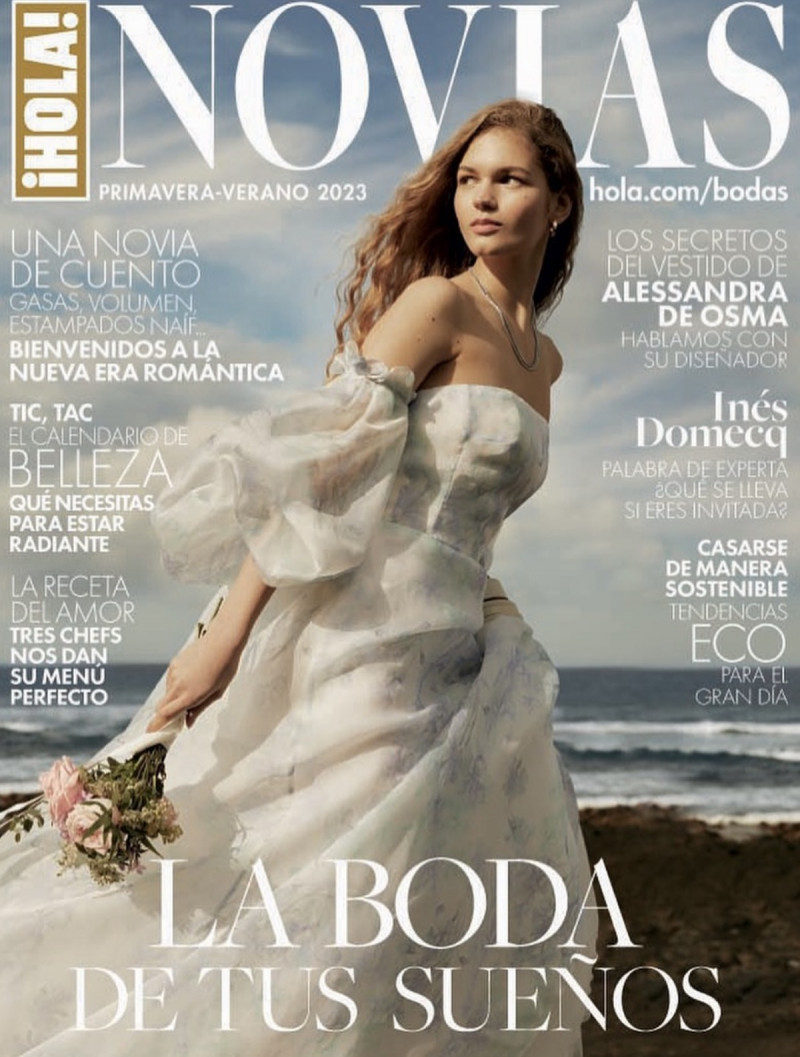  featured on the Hola! Novias Spain cover from March 2023