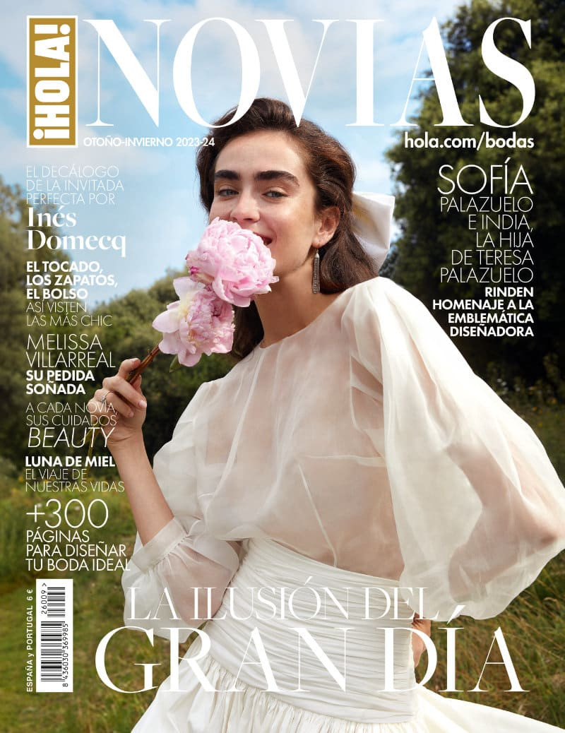  featured on the Hola! Novias Spain cover from September 2023