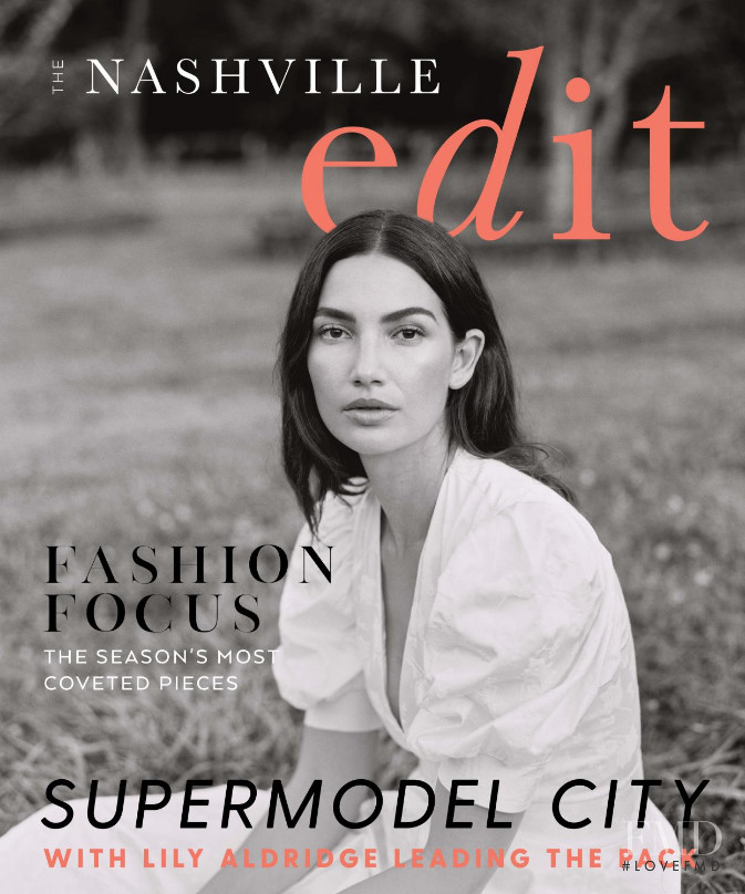 Lily Aldridge featured on the The Nashville Edit cover from September 2019