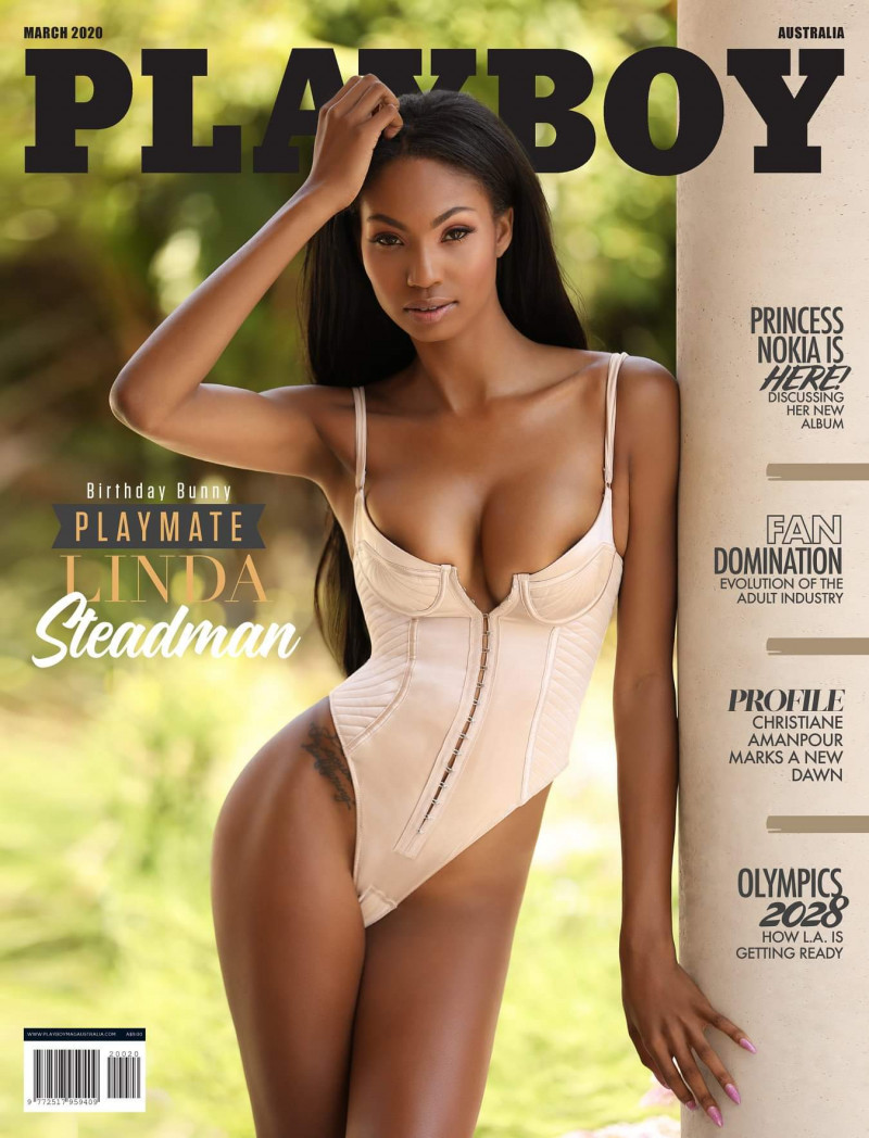 Linda Steadman featured on the Playboy Australia cover from March 2020