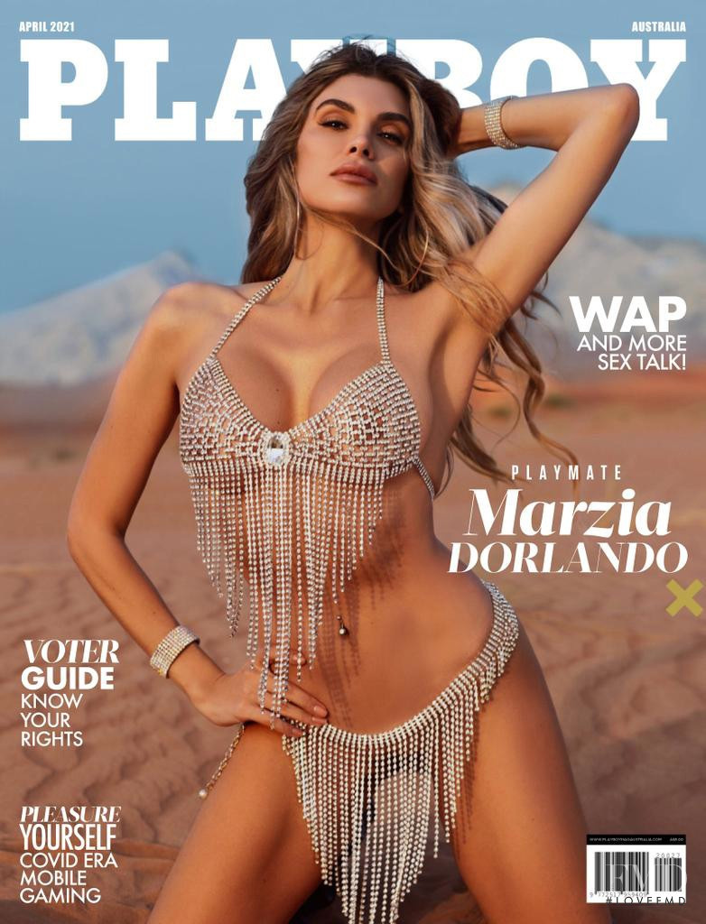Marzia Dorlando featured on the Playboy Australia cover from April 2021