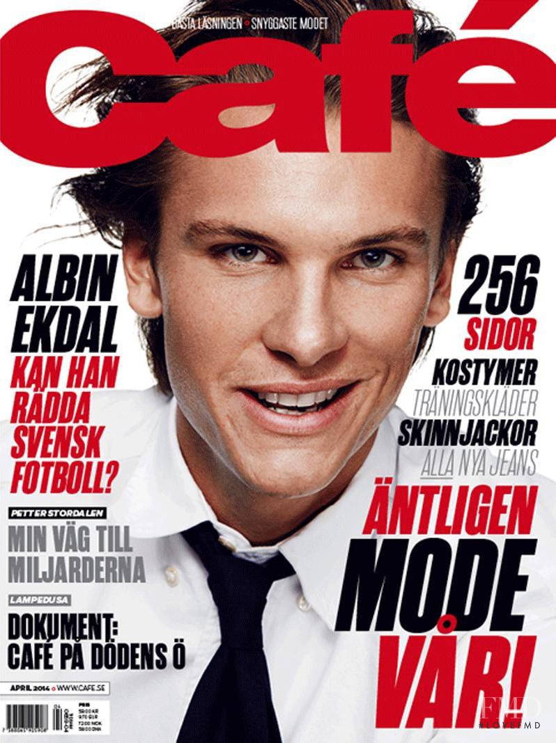 Albin Ekdal featured on the Café Magazine cover from April 2014