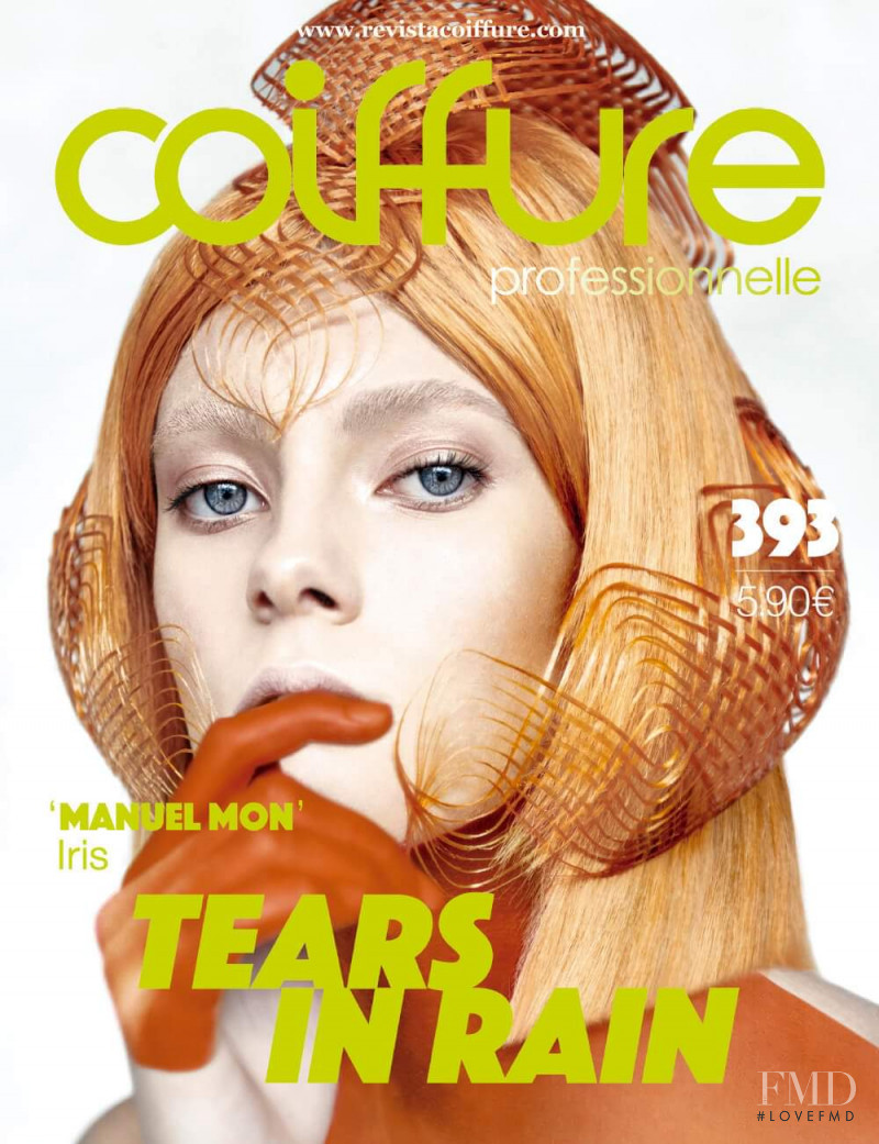 Cristina Perez featured on the Coiffure Professionnelle cover from July 2021