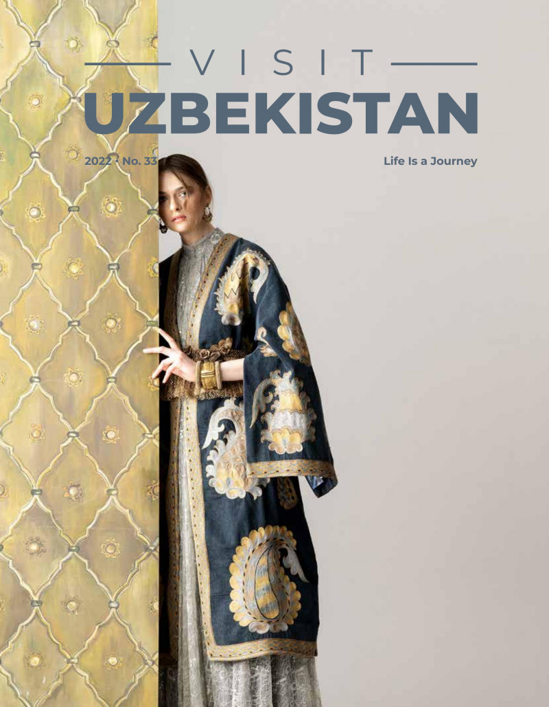  featured on the Visit Uzbekistan cover from July 2022