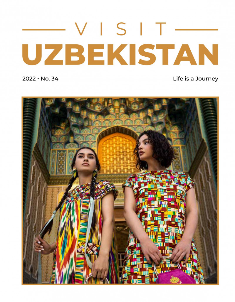  featured on the Visit Uzbekistan cover from November 2022