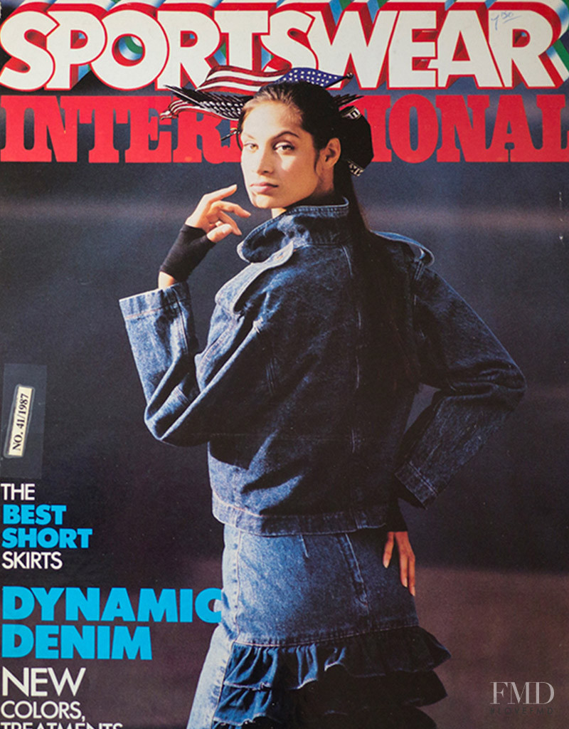 Jana Rajlich featured on the Sportswear International cover from September 1987