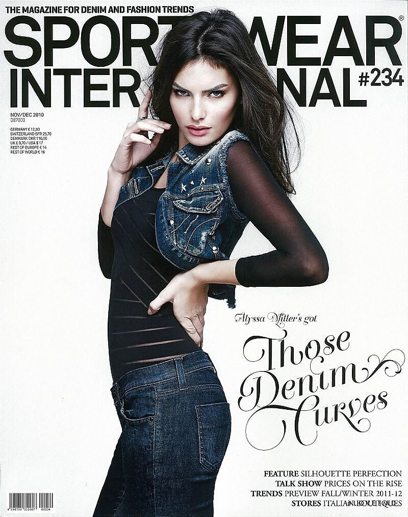 Alyssa Miller featured on the Sportswear International cover from November 2010