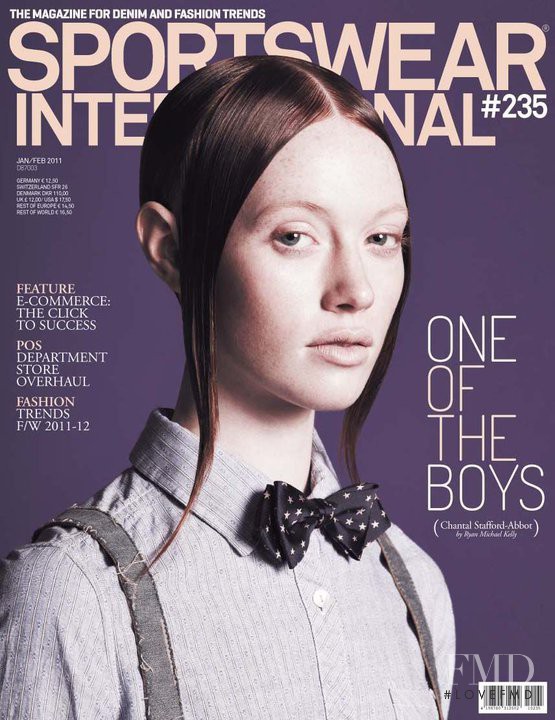 Chantal Stafford-Abbott featured on the Sportswear International cover from February 2011