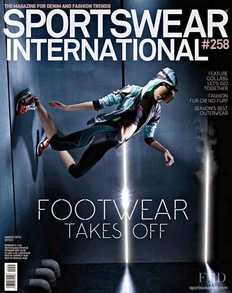 Agata Wozniak featured on the Sportswear International cover from March 2014