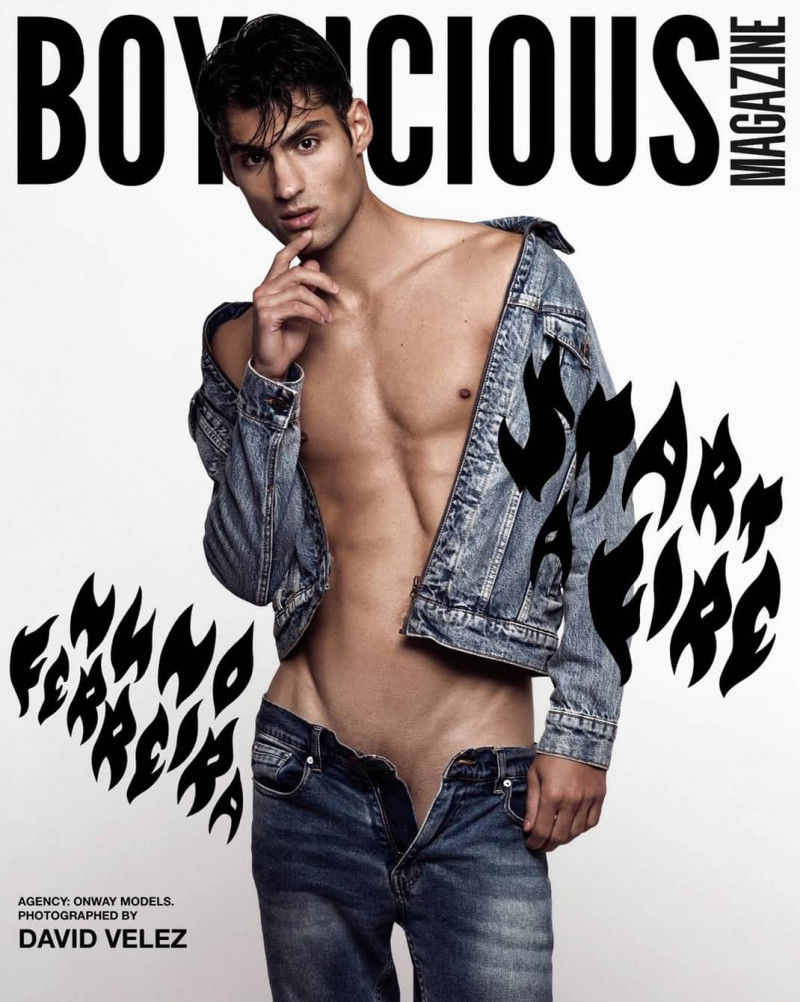 Nuno Ferreira featured on the Boylicious Magazine cover from April 2021