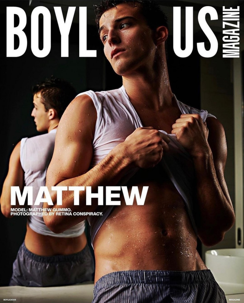 Matthew Gummo featured on the Boylicious Magazine cover from April 2023