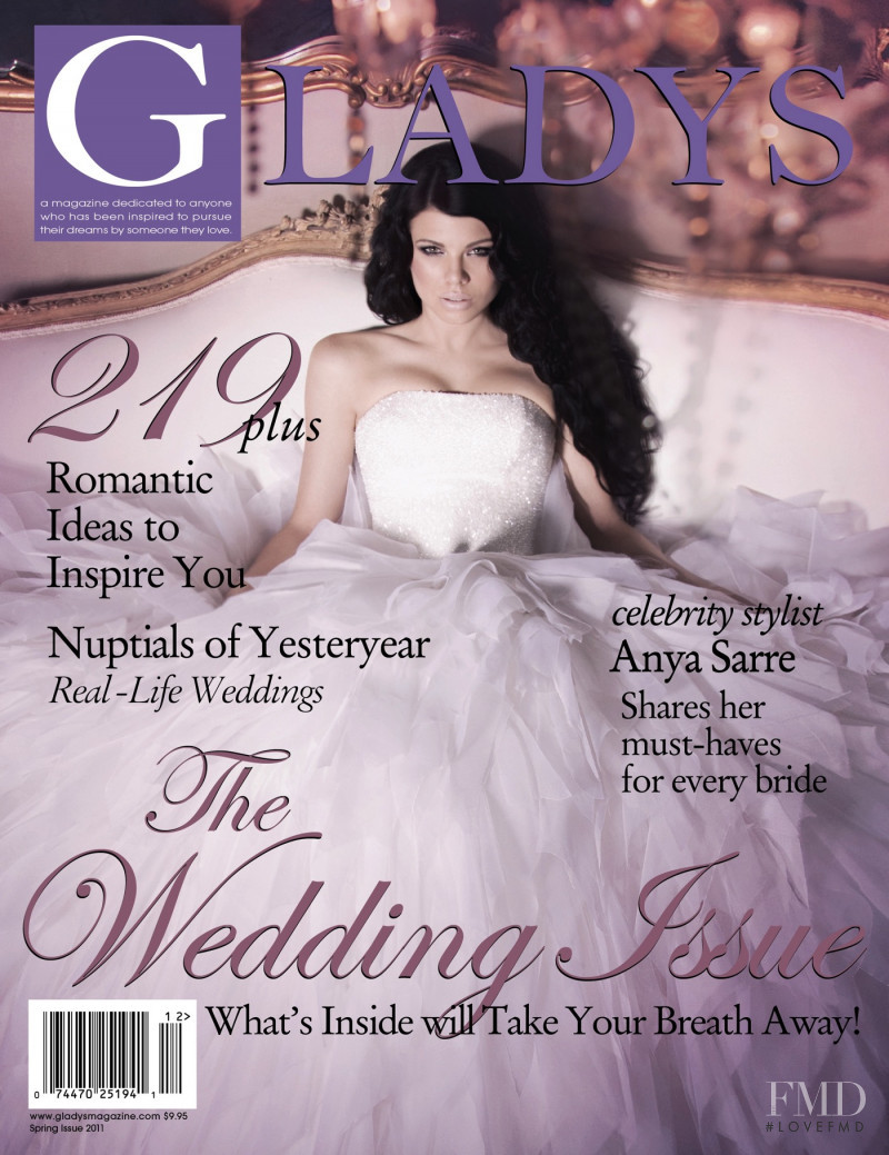 Morgan Johnsen featured on the Gladys cover from April 2011