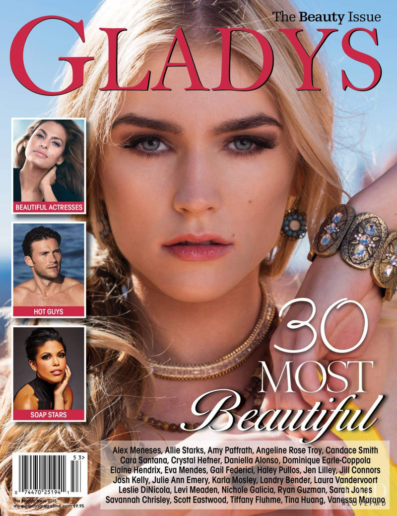 Allie Starks featured on the Gladys cover from August 2015
