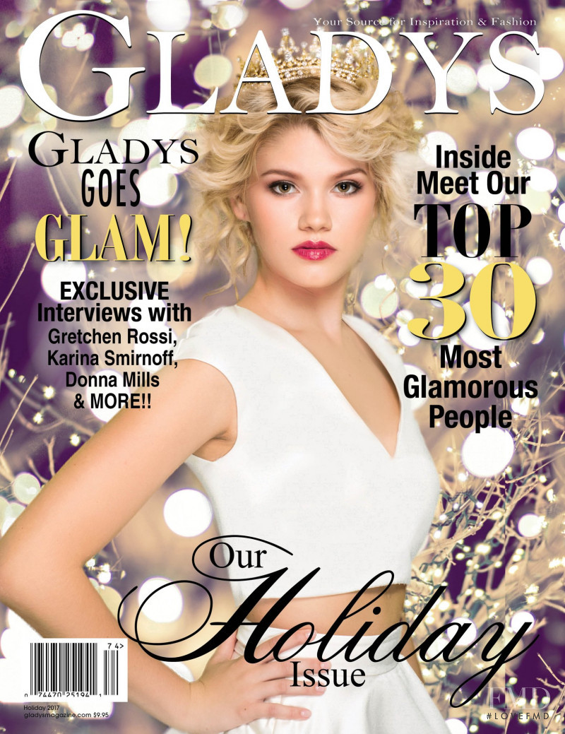 Halle Collins featured on the Gladys cover from November 2017