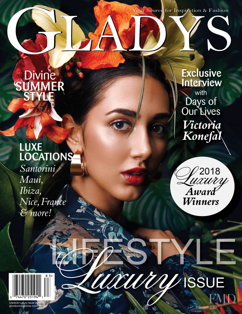 Nicole McPherson featured on the Gladys cover from July 2018