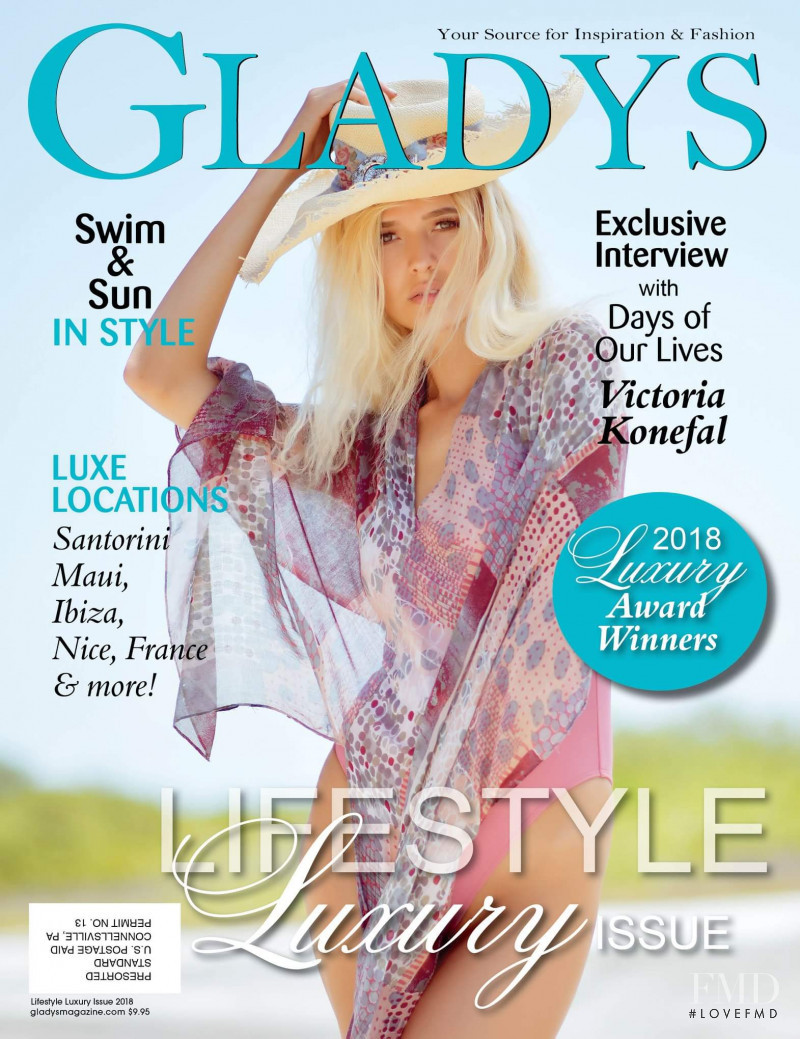 Alexia Marie featured on the Gladys cover from July 2018