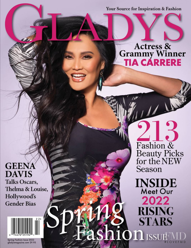 Tia Carrere featured on the Gladys cover from April 2022