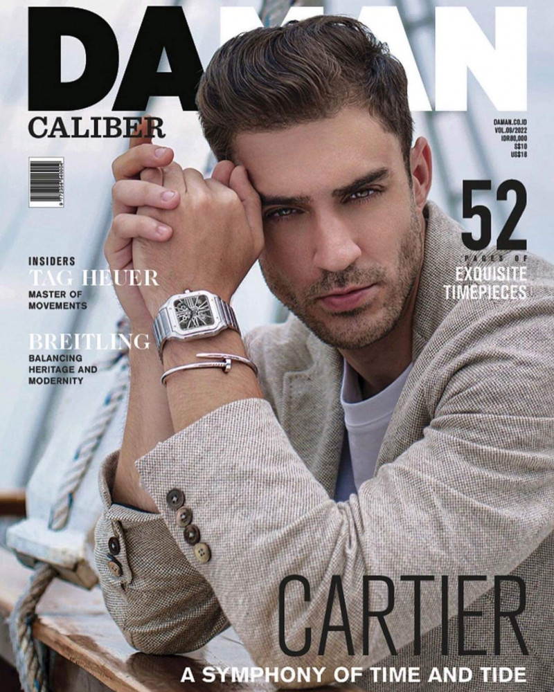 Matheus Riehl featured on the DA MAN Caliber cover from March 2022