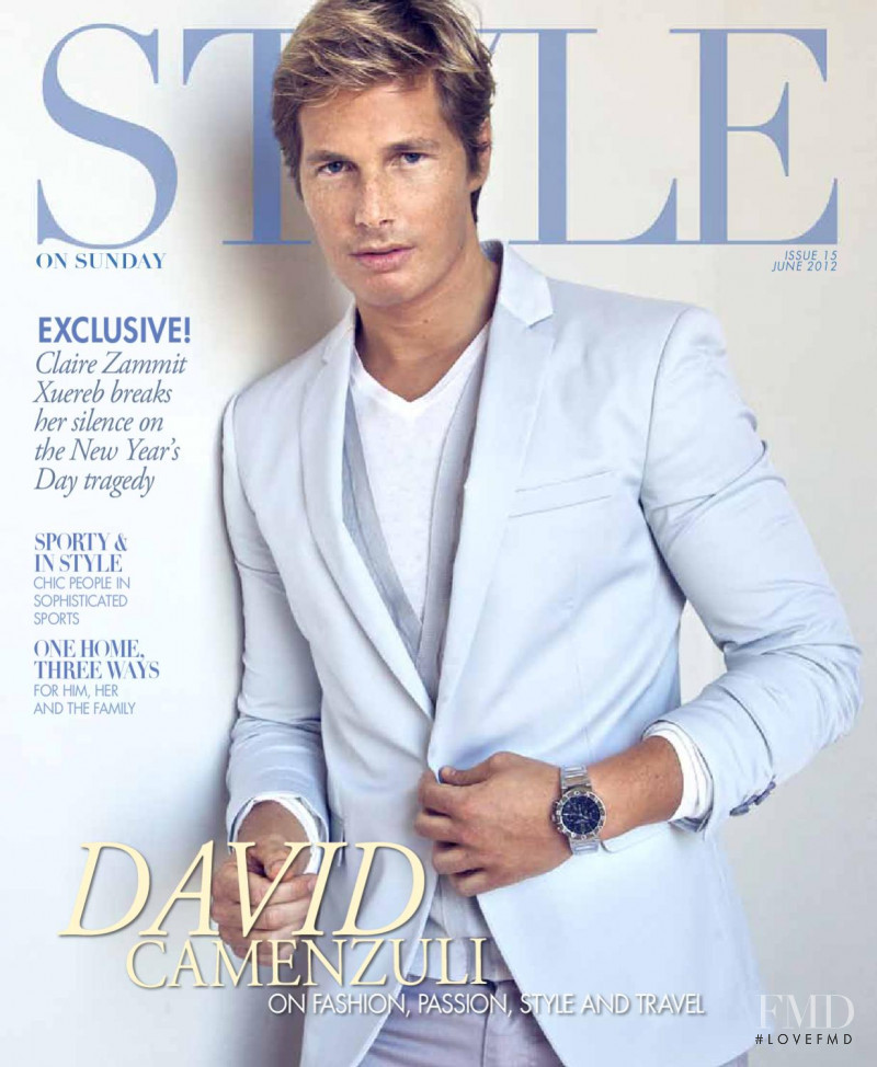 David Camenzuli featured on the Style on Sunday cover from June 2012