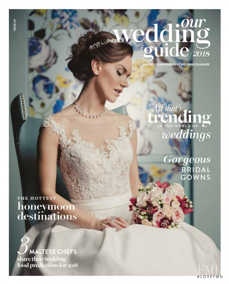Julia featured on the Our Wedding Guide cover from February 2018