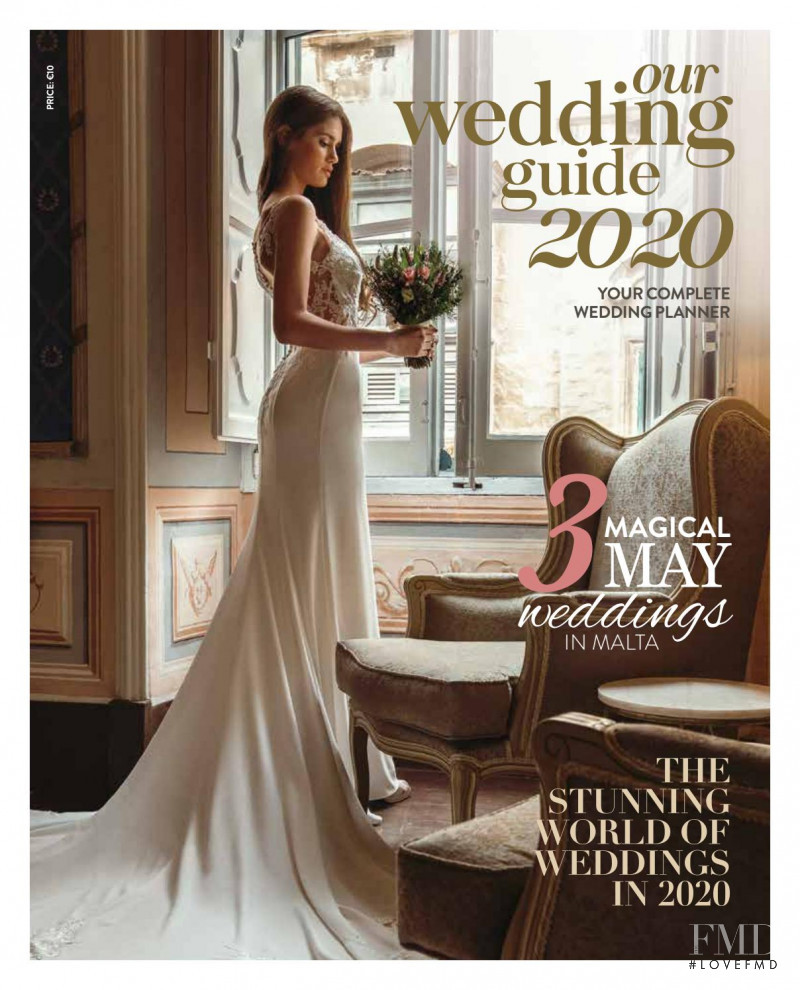 Giulia Bartoli featured on the Our Wedding Guide cover from February 2020